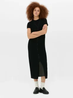 Sleeveless Long Cardigan