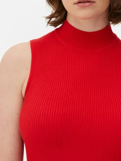 Sleeveless Midi Knit Dress