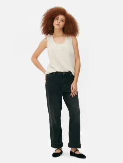 Sleeveless Scoop Neck Blouse