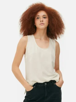 Sleeveless Scoop Neck Blouse
