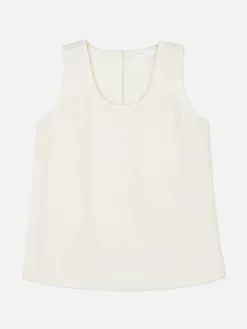 Sleeveless Scoop Neck Blouse