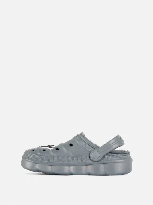 Soccer Faux Fur Lined Clogs