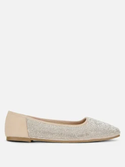 Square Toe Studded Slip-Ons