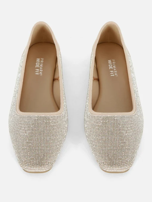 Square Toe Studded Slip-Ons