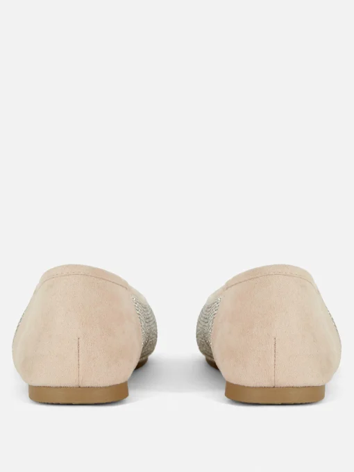 Square Toe Studded Slip-Ons
