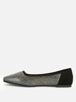 Square Toe Studded Slip-Ons