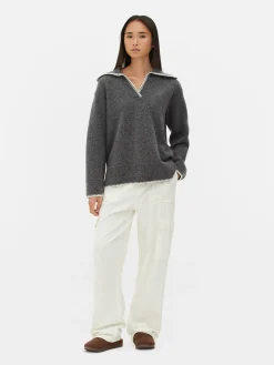 Stitch Collar Sweater