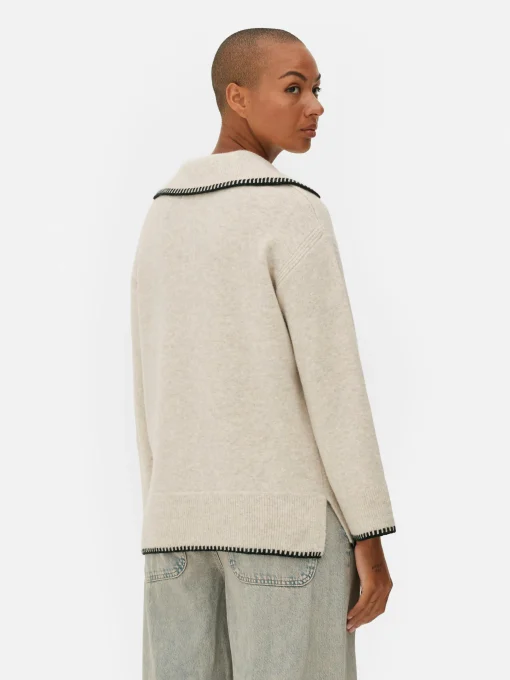 Stitch Collar Sweater