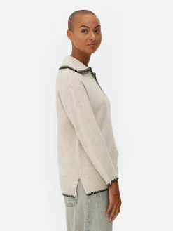 Stitch Collar Sweater