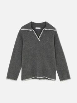 Stitch Collar Sweater