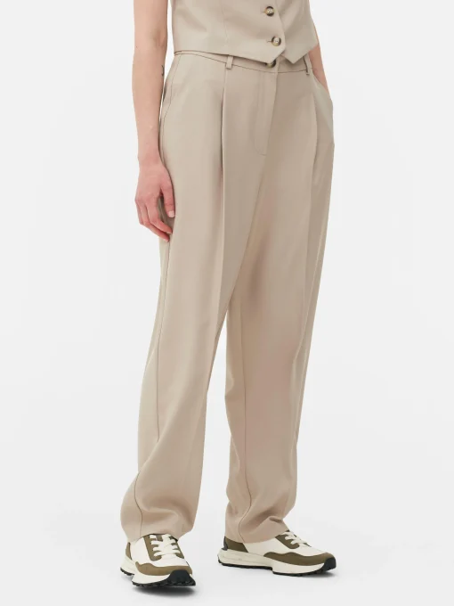 Straight Leg Tailored Pants