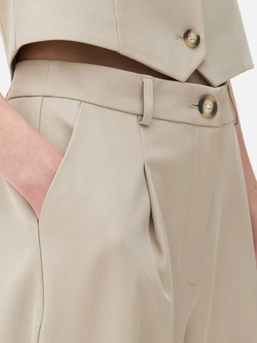 Straight Leg Tailored Pants