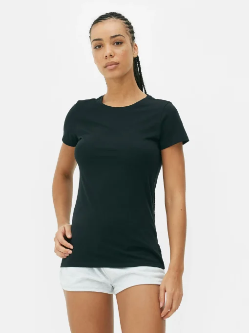 Stretch Crew Neck Essential T-Shirt