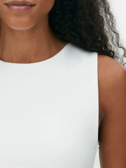 Stretch Cropped Racerback Tank