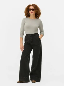 Stretch Jersey Long Sleeve Top