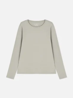 Stretch Jersey Long Sleeve Top