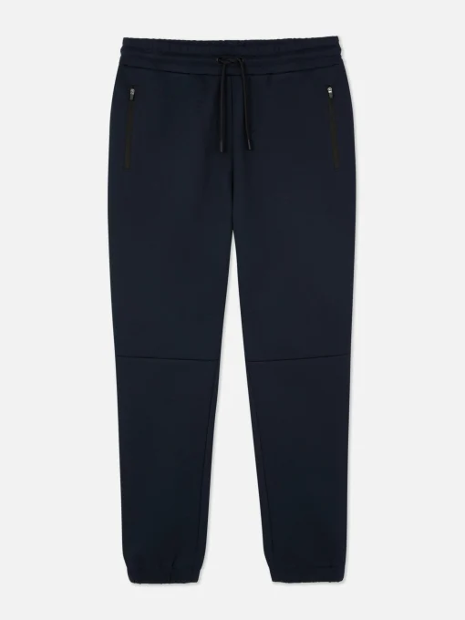 Stretch Waist Textured Joggers