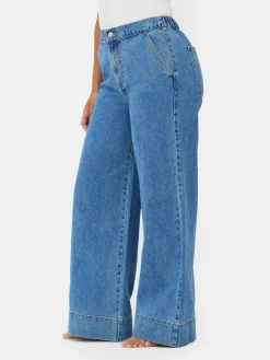 Stretch Wide Leg Jeans