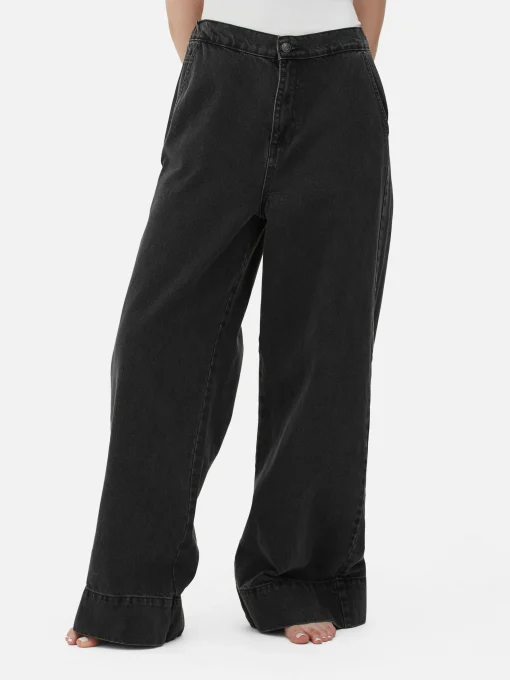 Stretch Wide Leg Jeans