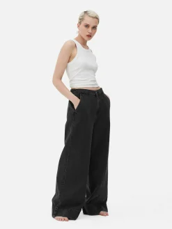 Stretch Wide Leg Jeans