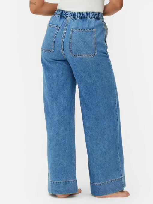 Stretch Wide Leg Jeans