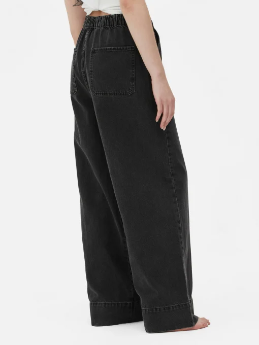 Stretch Wide Leg Jeans