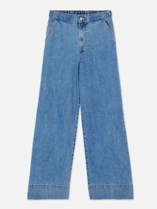 Stretch Wide Leg Jeans