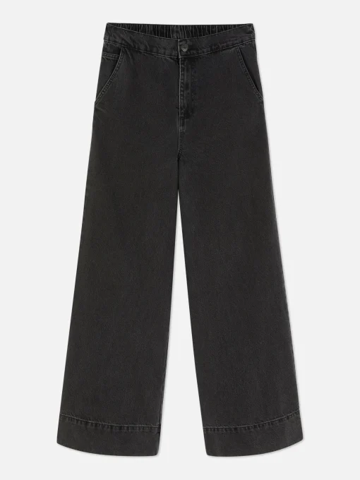 Stretch Wide Leg Jeans