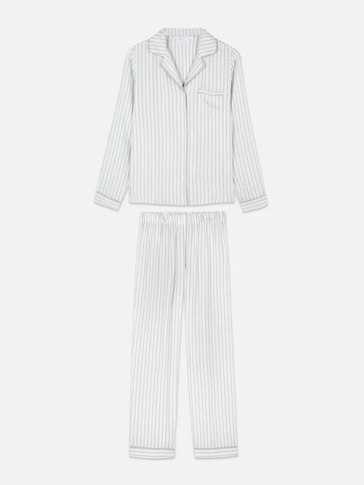 Striped Boyfriend Long Pajamas
