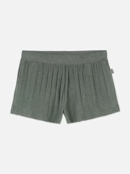 Super Soft Pleated Pajama Shorts