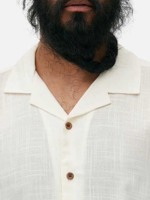 Textured Short Sleeve Shirt
