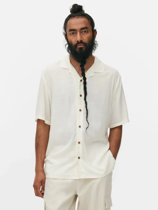 Textured Short Sleeve Shirt