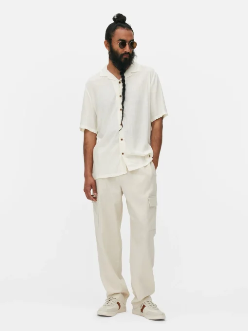 Textured Short Sleeve Shirt