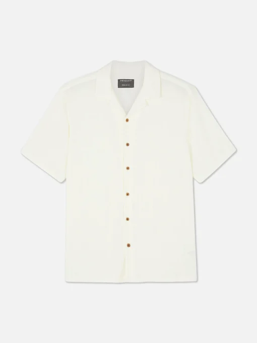 Textured Short Sleeve Shirt