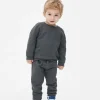 Textured Sweatshirt And Joggers Set