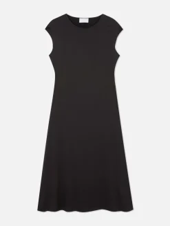 The Edit Satin Midi Dress
