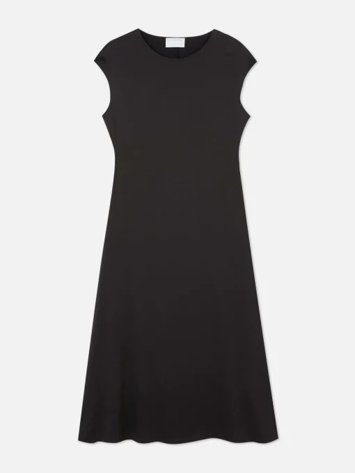 The Edit Satin Midi Dress