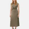 The Edit Twist Jersey Dress