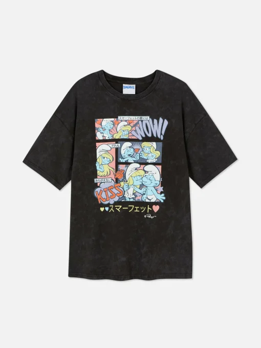 The Smurfs Comic Oversized T-Shirt