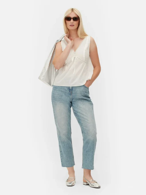 V-Neck Sleeveless Blouse