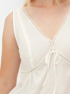 V-Neck Sleeveless Blouse