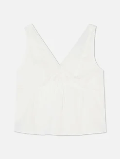 V-Neck Sleeveless Blouse