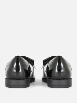 Wide Fit Patent Tassel Loafers