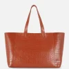 XL Mock Croc Shopper
